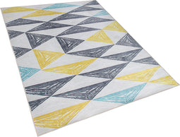 KALEN - Laagpolig vloerkleed - Multicolor - 160 x 230 cm - Polyester