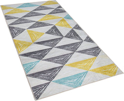 KALEN - Laagpolig vloerkleed - Multicolor - 80 x 150 cm - Polyester