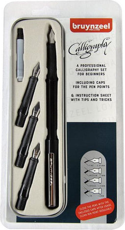 Kalligrafiepen Bruynzeel beginnerset 9341P08 | 3 stuks