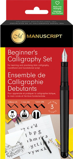 Kalligrafiepen manuscript mc1235 beginners 3-delig