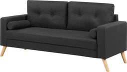 KALMAR - Tweezitsbank - Zwart - Polyester