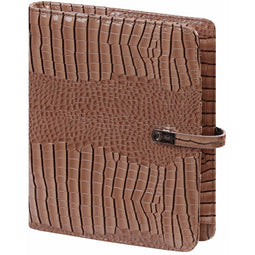 Kalpa 1011-63 A5 Agenda Glans Croco Taupe 1 week per 2 paginas 2025-2026