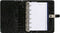 Kalpa 1311-61 Pocket Binder Planner Glans Croco Zwart 1 week per 2 paginas 2024-2025-2026