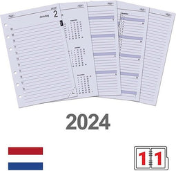 Kalpa 6221-24 Senior Agenda Binder Vulling 1 Dag per Pagina NL 2024
