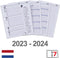 Kalpa 6237-23-24 Pocket Agenda Binder Inleg 1 Week per 2 Paginas NL 2023-24
