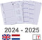 Kalpa 6247-24-25 Mini Organizer Agenda Vulling Week NL EN 2024 2025
