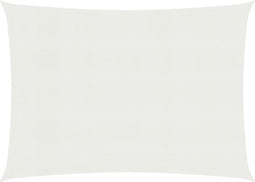 vidaXL - Zonnezeil - 160 - g/m² - 5x6 - m - HDPE - wit