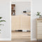 vidaXL - Draaideuren - louvredesign - 2-paar - 80x100 - cm - massief - grenenhout