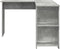vidaXL - Hoekbureau - met - Opbergruimte - Betonnen - Grijs - 140x113,5x75cm