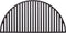 Kamado Joe - Cast Iron - Grid - Gietijzeren Rooster - Half Moon - Classic