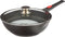 KAMBERG - Wok van 28 cm - Afneembaar handvat - Gegoten aluminium -Glazen deksel - Alle fornuizen inclusief inductie