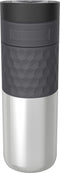 Kambukka Etna Grip Thermosbeker 500 ml - makkelijk reinigen - lekvrije Koffiebeker - Zilver