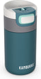 Kambukka Etna Thermosbeker 300 ml - Koffiebeker To Go - makkelijk reinigen - lekvrije Koffiebeker - Theebeker - Travel Mug - Groen-Blauw