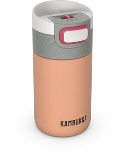 Kambukka Etna Thermosbeker 300 ml - makkelijk reinigen - lekvrije Koffiebeker - Cantaloupe