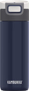 Kambukka Etna Thermosbeker 500 ml - Koffiebeker To Go - makkelijk reinigen - lekvrije Koffiebeker - Theebeker - Travel Mug - Donker Blauw