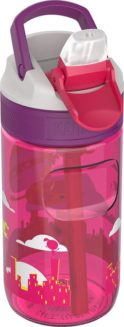 Kambukka Lagoon Drinkfles 400ml - Flying Supergirl met geïntegreerd rietje