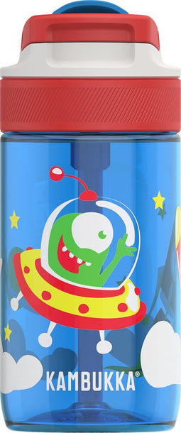 Kambukka Lagoon Drinkfles 400ml - Happy Alien met geïntegreerd rietje