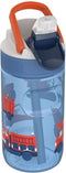 Kambukka Lagoon Drinkfles voor kinderen 400ml Road Dogs - met geïntegreerd rietje - drinkbus kinderen - drinkbeker voor school