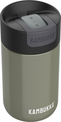 Kambukka Olympus Thermosbeker 300 ml - makkelijk reinigen - lekvrije Koffiebeker - RVS - Champagne
