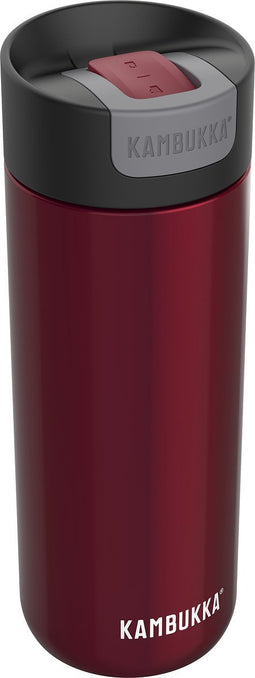 Kambukka Olympus Thermosbeker 500 ml - makkelijk reinigen - lekvrije Koffiebeker - RVS - Ravenous red