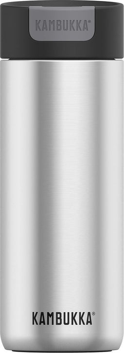 Kambukka Olympus Thermosbeker 500 ml - makkelijk reinigen - lekvrije Koffiebeker - RVS - Zilver