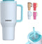 Kambukka Rio - Tumbler 950ml - Frosty Coconut waterfles met Telescopisch rietje - Lek proof - BPA vrij