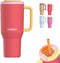 Kambukka Rio - Tumbler 950ml - Pink Papaya waterfles met Telescopisch rietje - Lek proof - BPA vrij