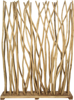 Kamerscherm Branch - 120x160 cm - teak