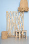 Kamerscherm Branch - 120x160 cm - teak
