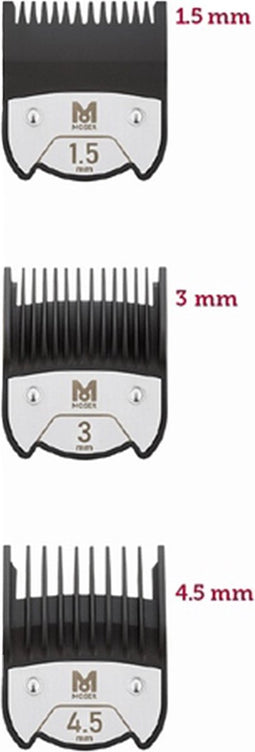 Kammen- en borstelset Wahl Moser 1801-7010 (1.5/3/4.5 MM)