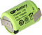 KAN 1 / 3AAA Micro 1,2 volt 150 mAh NiMH met soldeertag Z-vorm