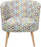 ODENZEN - Fauteuil - Multicolor - Polyester