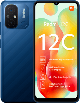 Redmi 12C - Smartphone - 3GB RAM - 64GB opslag - Blauw