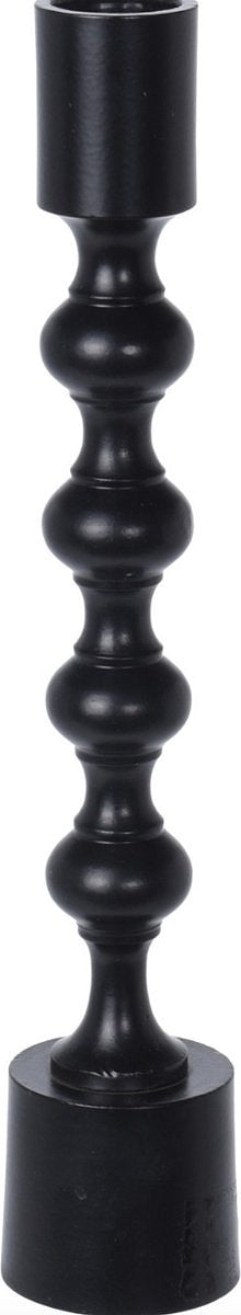 Kandelaar 23Cm aluminium Zwart