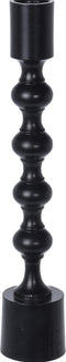 Kandelaar 23Cm aluminium Zwart
