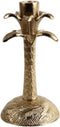 Kandelaar Palm - S - 18,5cm - Goud - Metaal