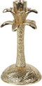 Kandelaar Palm - S - 18,5cm - Goud - Metaal