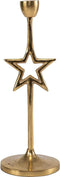 Kandelaar Ster Metaal Goud ø10x28cm