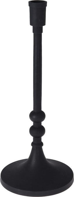 Kandelaar - zwart - kaars - 31 cm hoog - woondecoratie - kerst