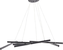 KANDRA - Hanglamp LED - Zwart - Metaal