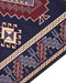 KANGAL - Loper tapijt - Blauw/Rood - 80 x 300 cm - Polyester