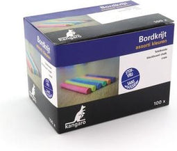 Kangaro bordkrijt - assorti - 100 stuks - K-N100CD