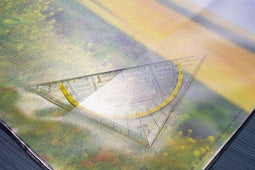 Kangaro bureau onderlegger - 38x58cm - Paard - antislip - met insteekvakken - K-0014D117