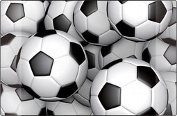 Kangaro bureau onderlegger - 38x58cm - Voetbal - antislip - met insteekvakken - K-0014D116