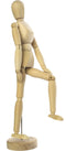 Kangaro ledenpop - 20 cm - hout - tekenpop - tekenmodel - K-830301