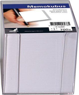 Kangaro memokubus - 9,5x9,5x9,5cm - 700 vel wit - K-6300