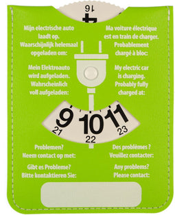 Kangaro - parkeerschijf E-car - met blauwe en groene zijde - K-0035D500