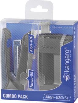 Kangaro perforator + nietmachine - grijs - K-7204057