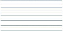 Kangaro systeemkaart - A6 - lijn - 100 stuks - K-6103