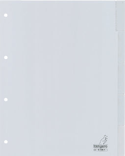 Kangaro - Tabblad kangaro g405f a4 4r pp 5dlg v-tabs grijs | 25 stuks